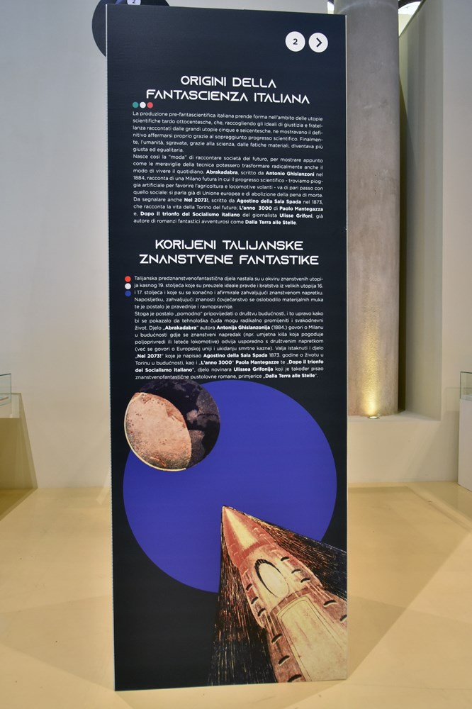 Izložba "Talijanska znanstvena fantastika: očaravajuća avantura"  u Svetim Srcima u Puli (snimio Duško MARUŠIĆ ČIČI)